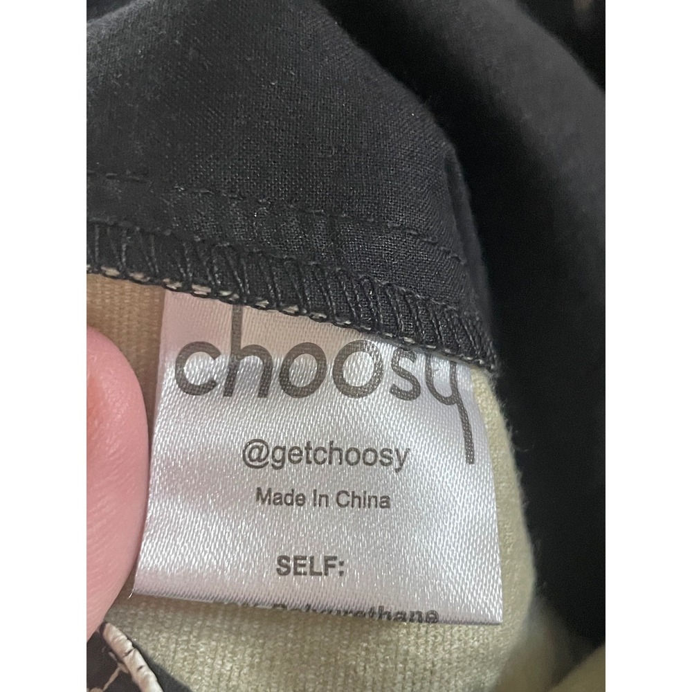 Choosy Snakeskin Print Faux Leather High Rise Pants Size 2 NEW - Picture 7 of 9